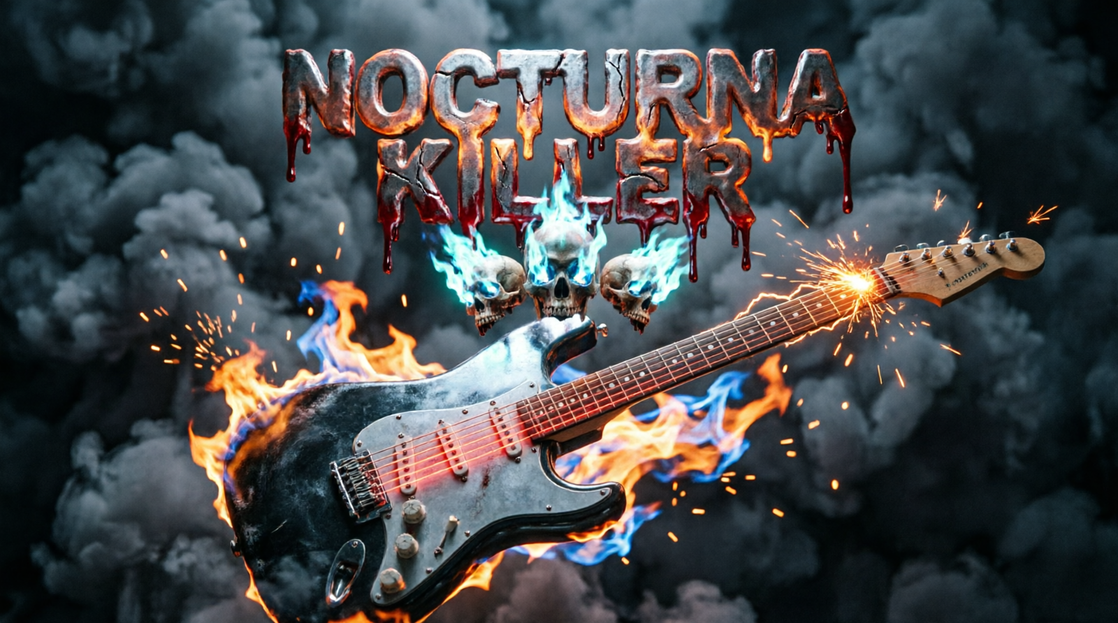 Nocturna killer diseño web bandas grupos de música extrema