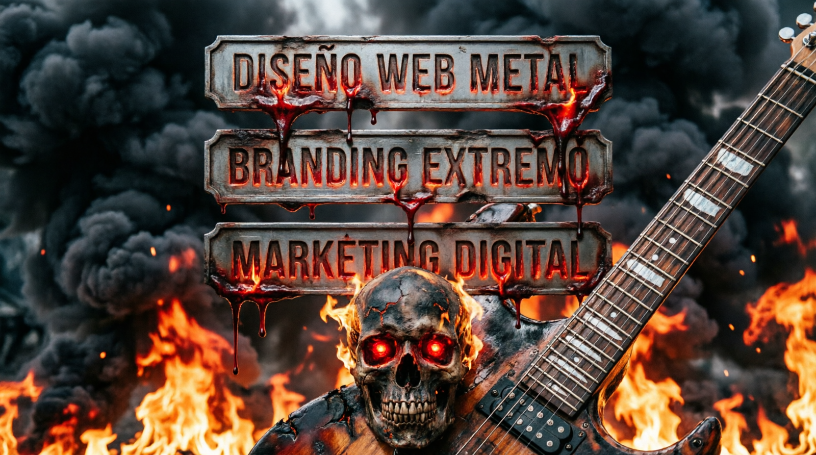 Nocturna killer diseño web bandas grupos de música extrema