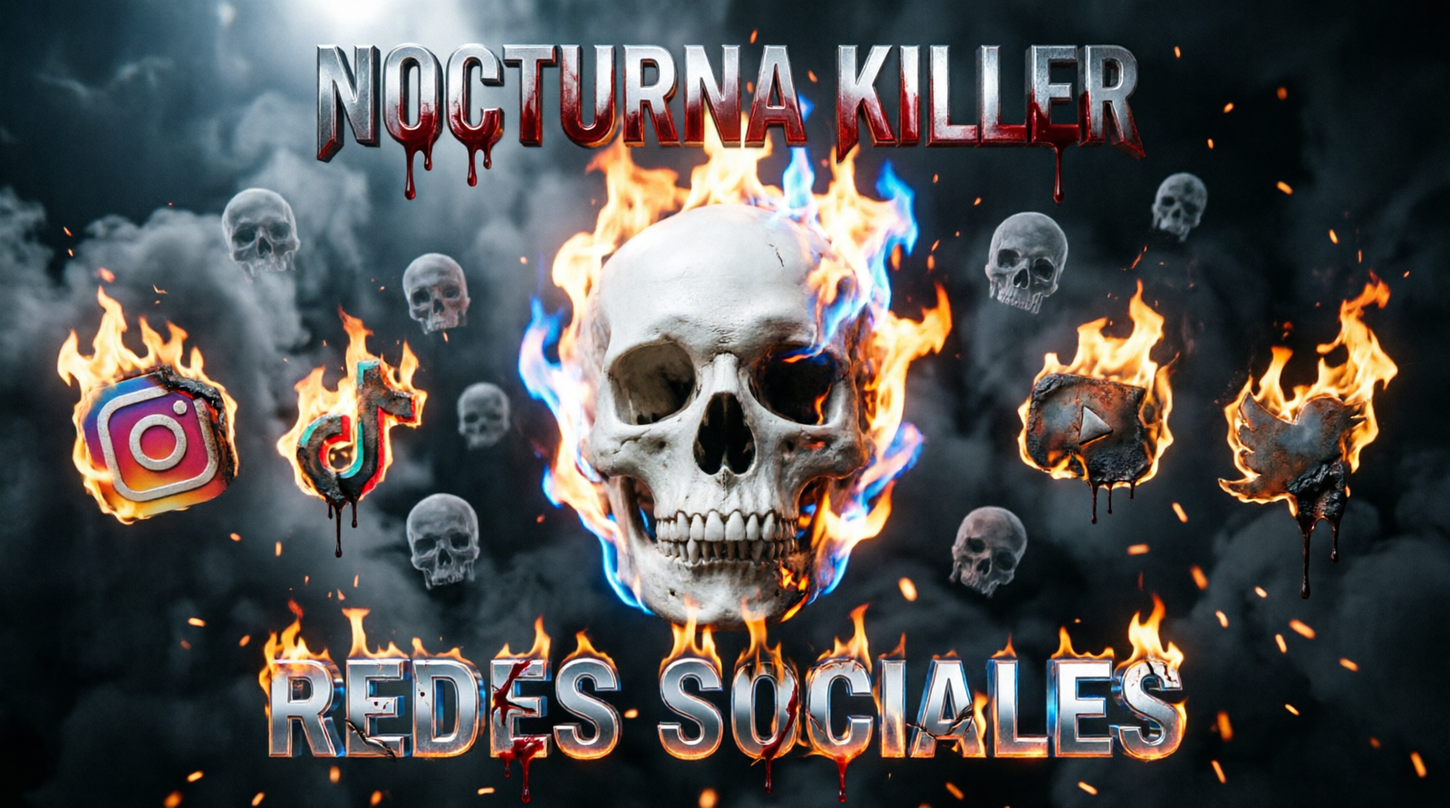 Nocturna killer diseño web bandas grupos de música extrema