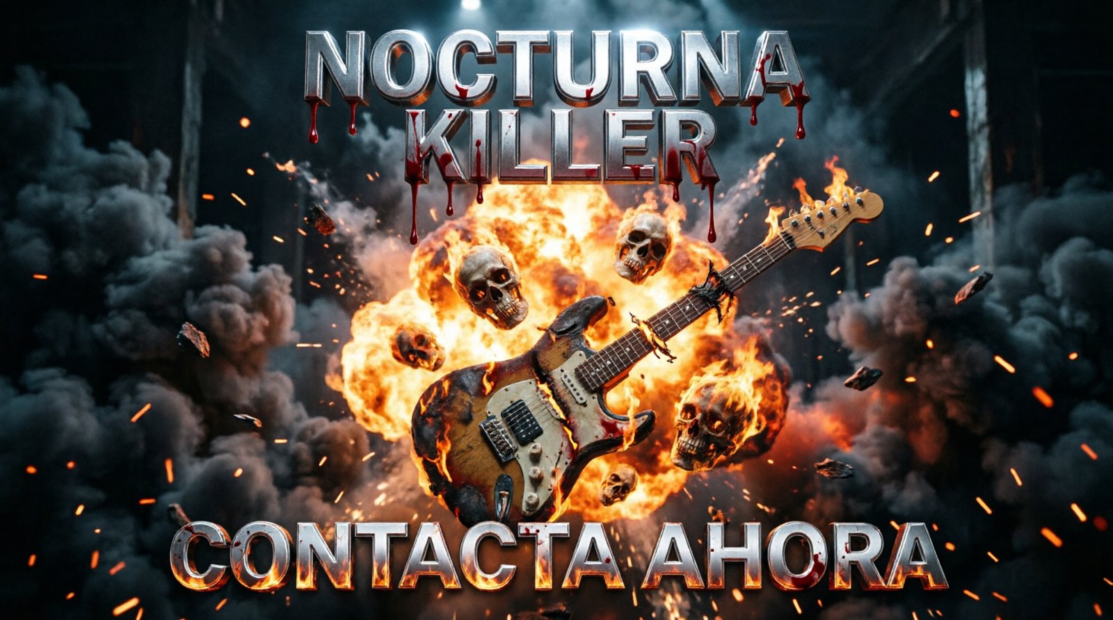 Nocturna killer diseño web bandas grupos de música extrema
