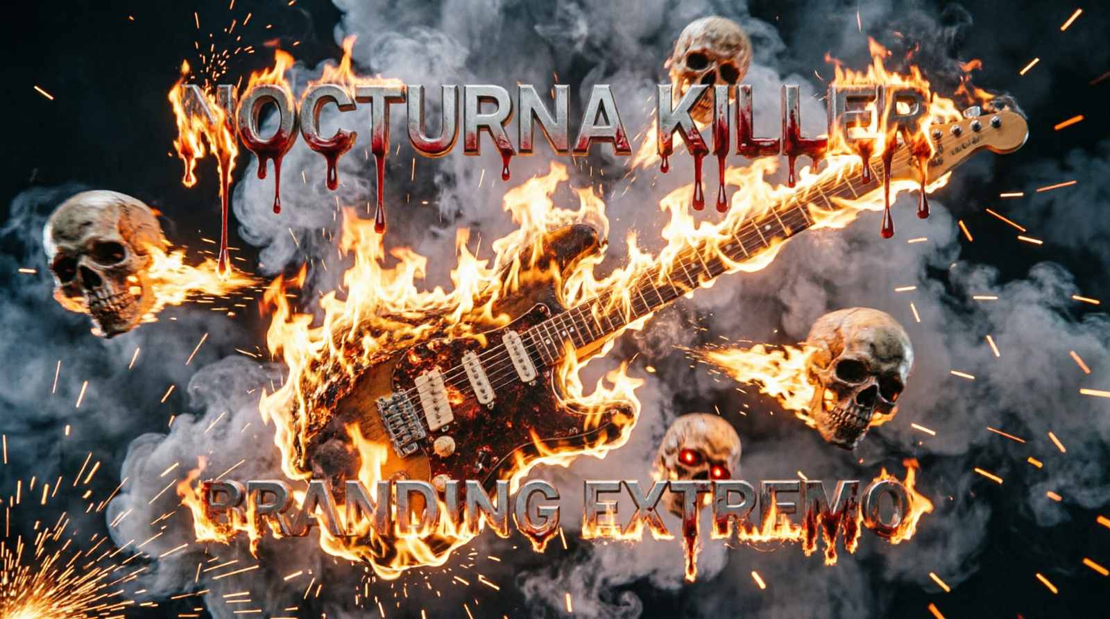 Nocturna killer diseño web bandas grupos de música extrema