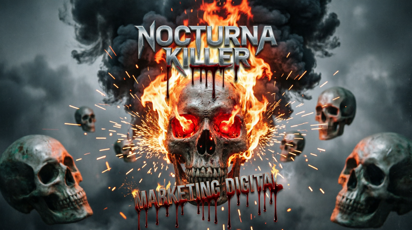 Nocturna killer diseño web bandas grupos de música extrema