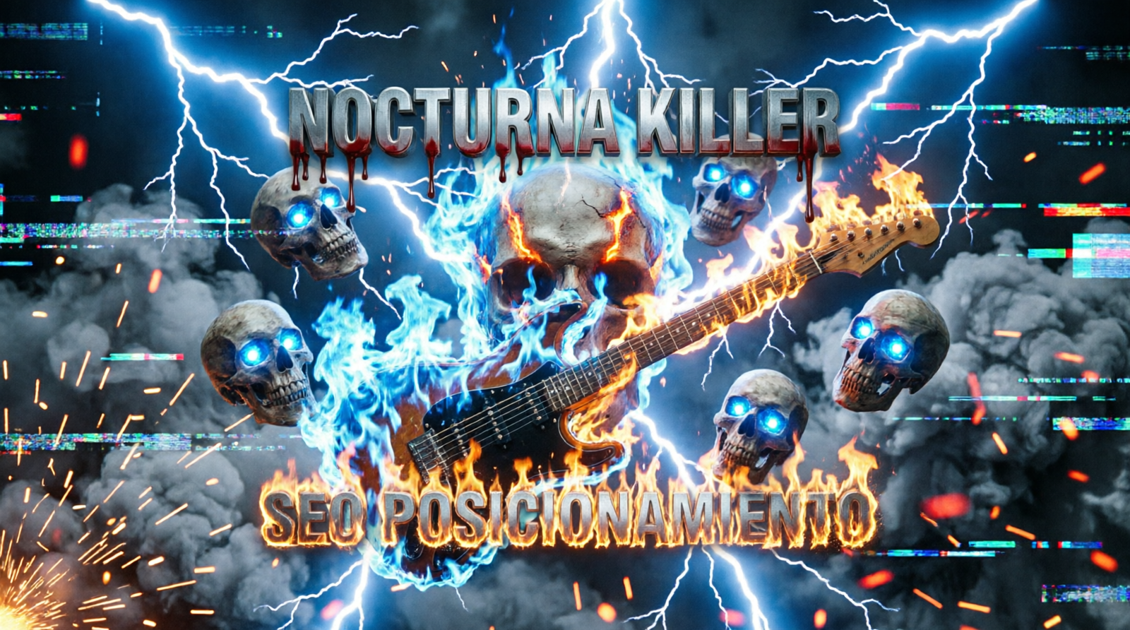Nocturna killer diseño web bandas grupos de música extrema