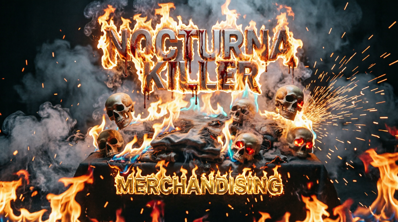 Nocturna killer diseño web bandas grupos de música extrema