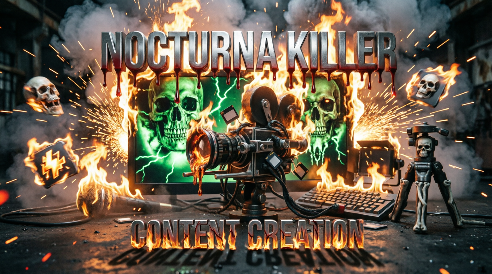 Nocturna killer diseño web bandas grupos de música extrema
