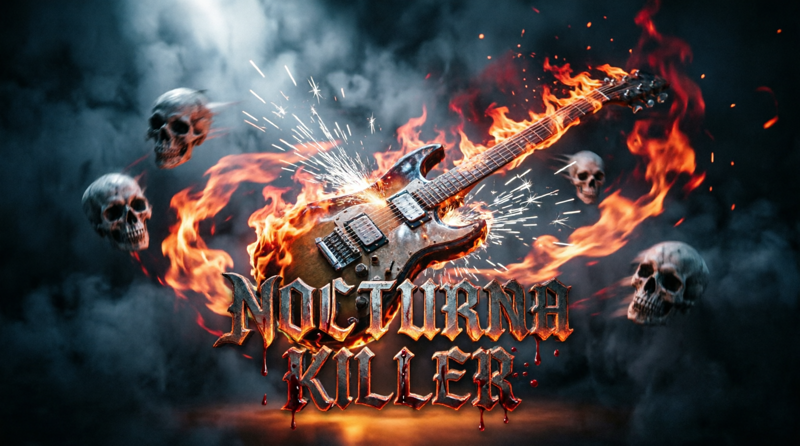 Nocturna killer diseño web bandas grupos de música extrema